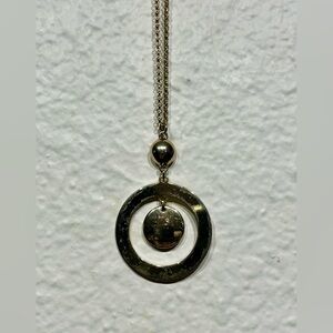 J. Crew Gold Tone Pendant Necklace